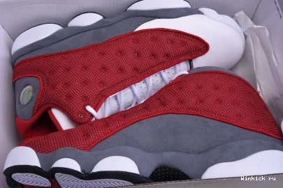 RED RETRO JORDAN - 13 FLINT GYM GREY 0928
